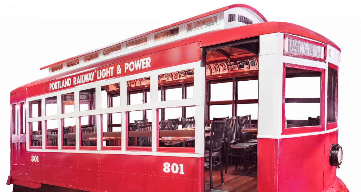 Old Spaghetti Factory trolley