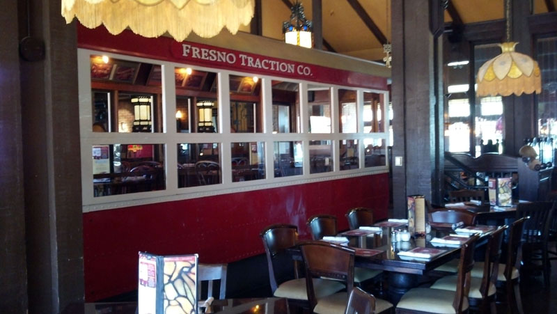Fresno Old Spaghetti Factory trolley