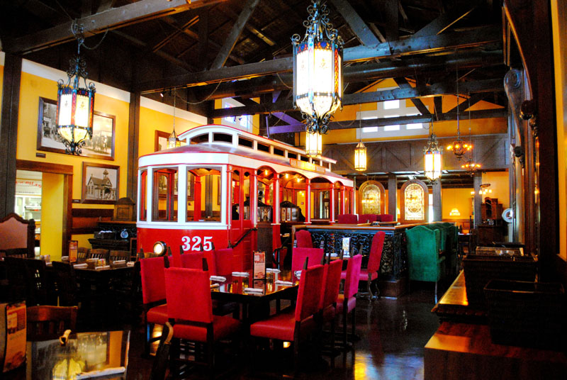 San Marcos Old Spaghetti Factory trolley