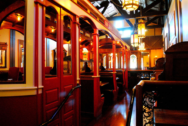 San Marcos Old Spaghetti Factory trolley